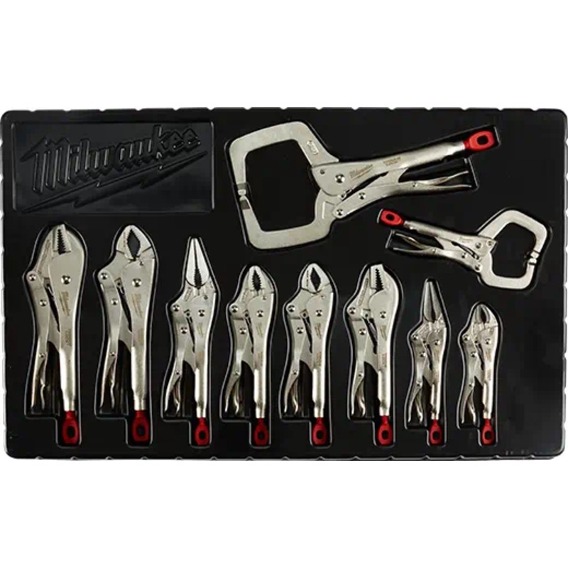 MILWAUKEE 10 PC. TORQUE LOCK Locking Pliers Kit
