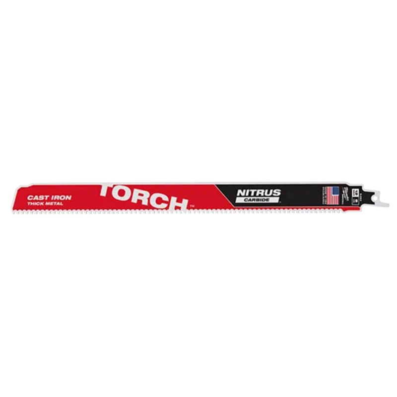 MILWAUKEE 12" 8 TPI SAWZALL TORCH w/ NITRUS CARBIDE