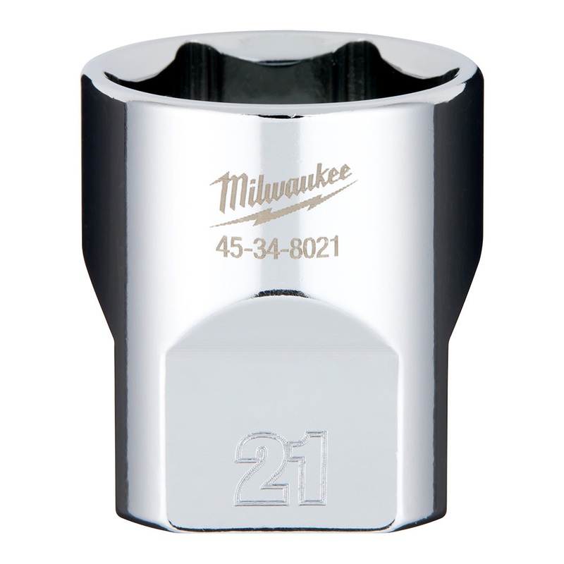 MILWAUKEE 3/8" DRIVE 21MM SOCKET