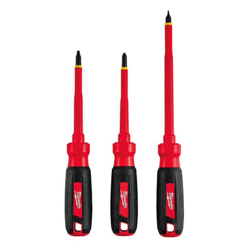 MILWAUKEE 3 PC. 1000V Insulated Screwdriver Set