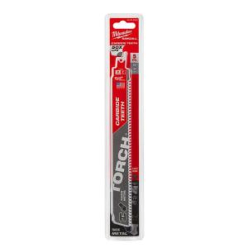 MILWAUKEE 9" 8 TPI SAWZALL TORCH Carbide Blade (5 PACK)