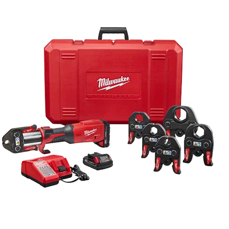 MILWAUKEE M18 FORCE LOGIC Press Tool Kit w/ ONE-KEY w/ 1/2" - 2" CTS Jaws