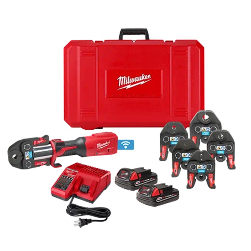 MILWAUKEE M18 FORCE LOGIC Press Tool Kit w/ ONE-KEY w/ 1/4" - 7/8" STREAMLINE ACR Jaws