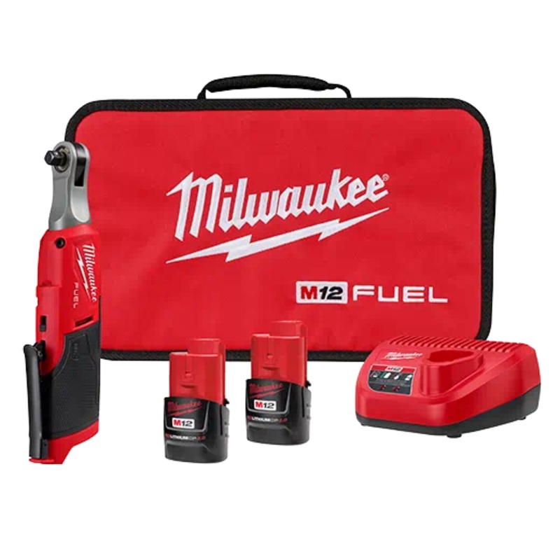 MILWAUKEE M12 FUEL 3/8" High Speed Ratchet Kit