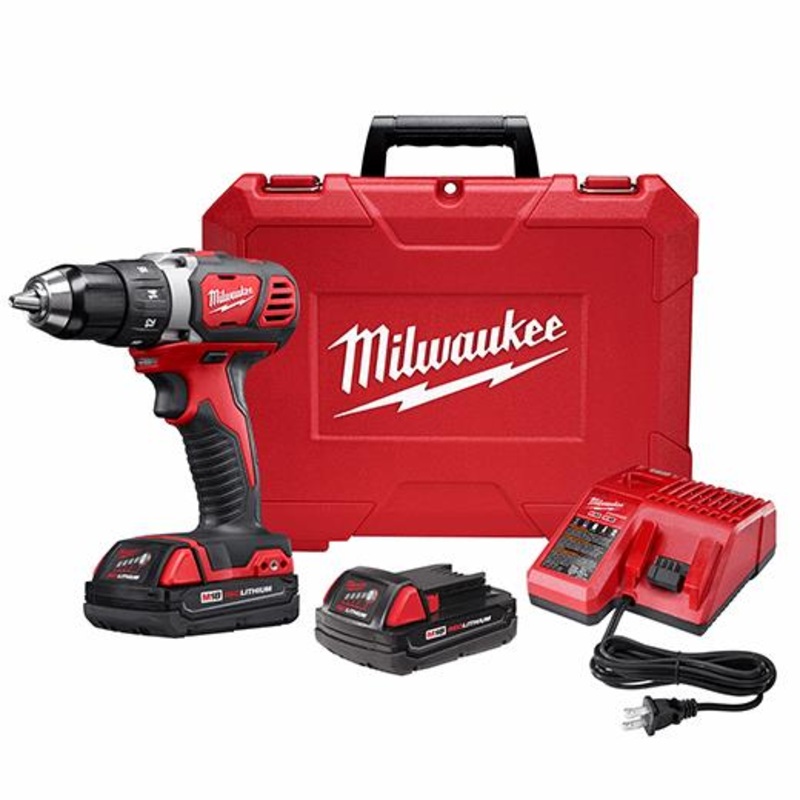 MILWAUKEE M18 Compact 1/2" Drill Driver Kit