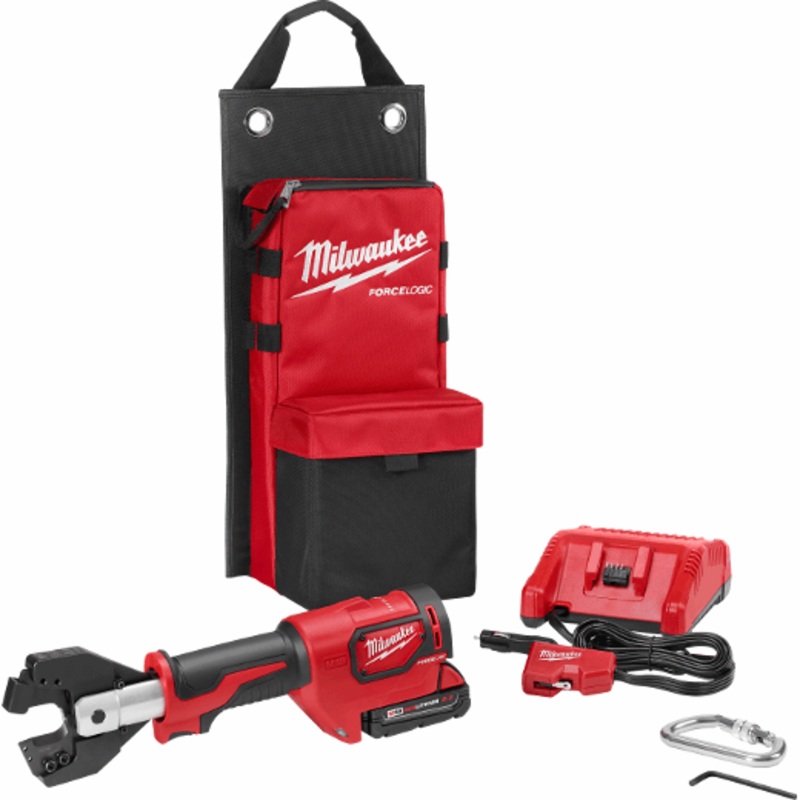 MILWAUKEE M18 FORCE LOGIC Cable Cutter Kit w/ 477 ACSR Jaws