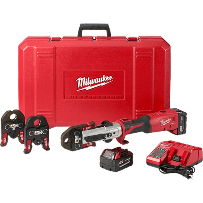MILWAUKEE M18 FORCE LOGIC Long Throw Press Tool Kit 1/2" - 1"