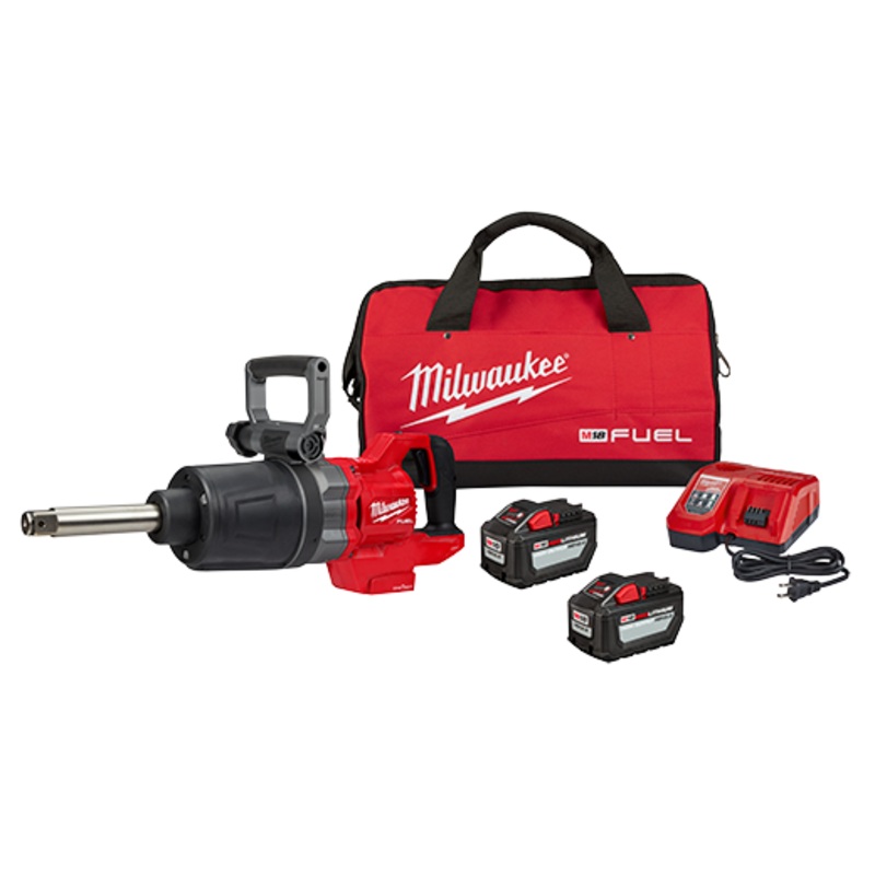 MILWAUKEE M18 FUEL 1" D-Handle Ext. Anvil High Torque Impact Wrench w/ ONE-KEY Kit