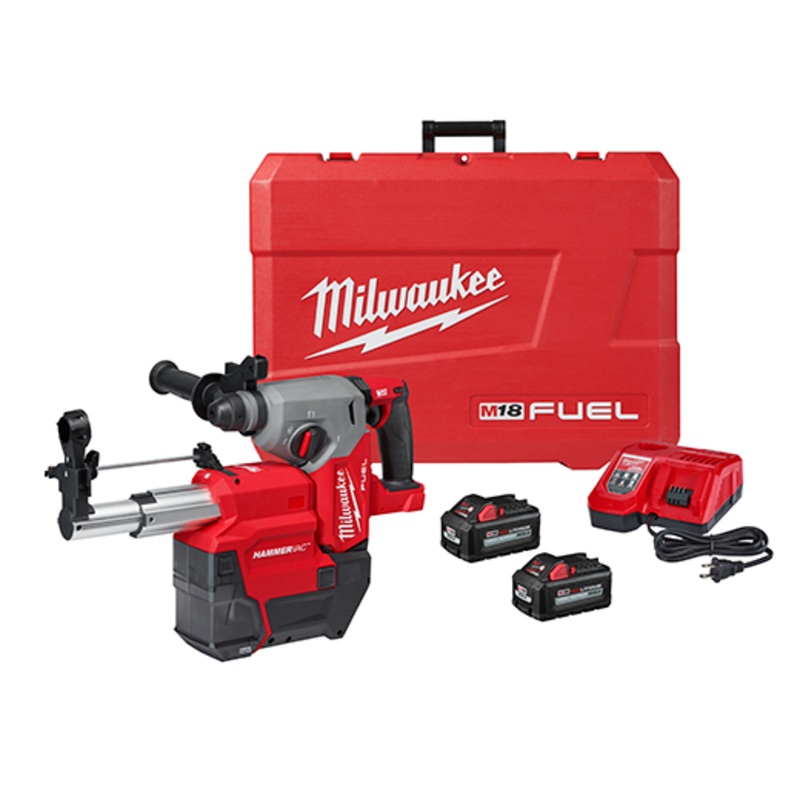 MILWAUKEE M18 FUEL 1 SDS PLUS Rotary Hammer Kit w/ Dust Extractor