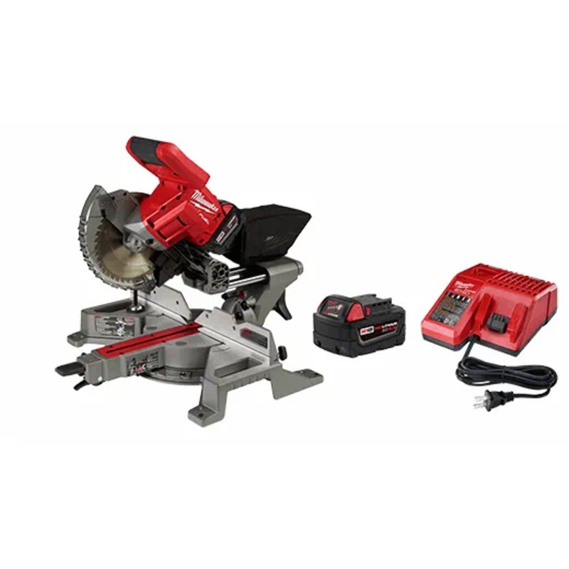 MILWAUKEE M18 FUEL 7-1/4 Dual Bevel Sliding Compound Miter Saw Kit