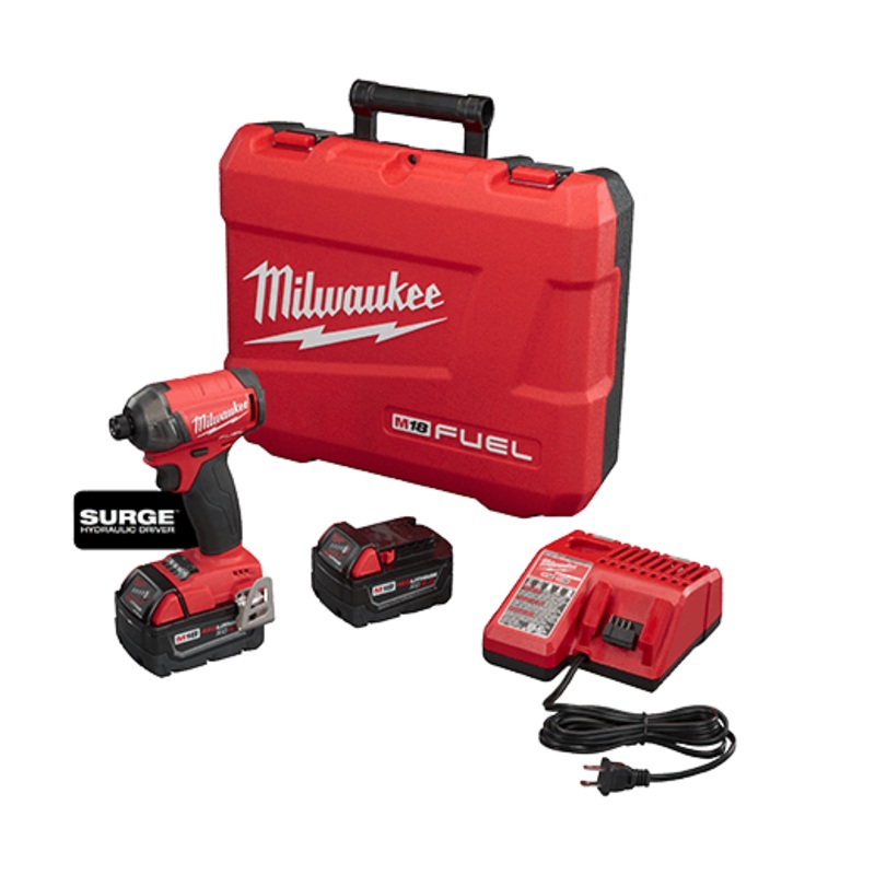 MILWAUKEE M18 FUEL SURGE 1/4" Hex Hydraulic Driver Kit