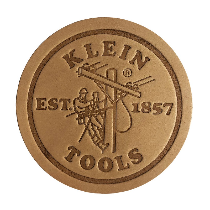 KLEIN TOOLS Klein Leather Coasters, Pk 6