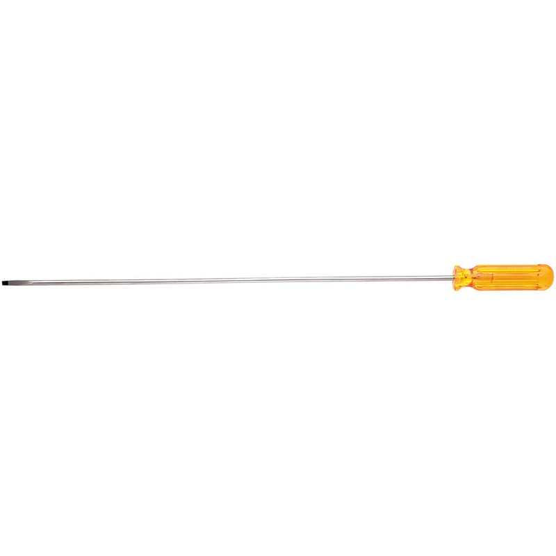 KLEIN TOOLS 3/16-Inch Cabinet Tip Screwdriver 20-Inch Shank