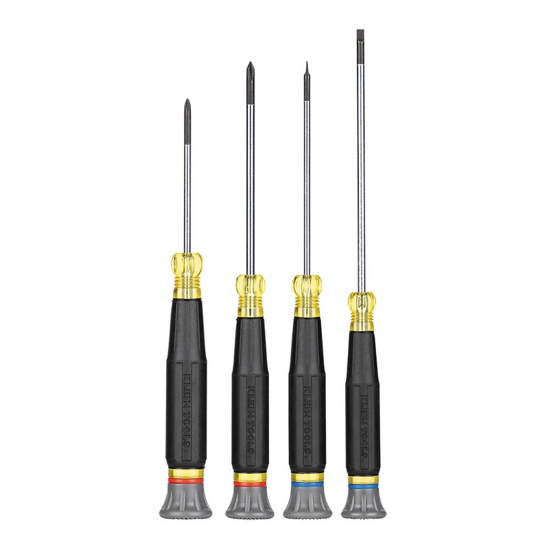 KLEIN TOOLS 4 PC. Slotted & Phillips Precision Screwdriver Set