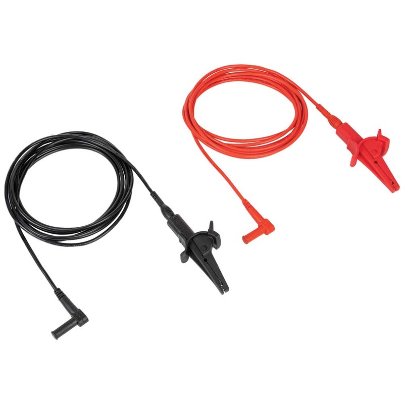 KLEIN TOOLS Heavy-Duty Alligator Clip Test Leads, 10-Foot