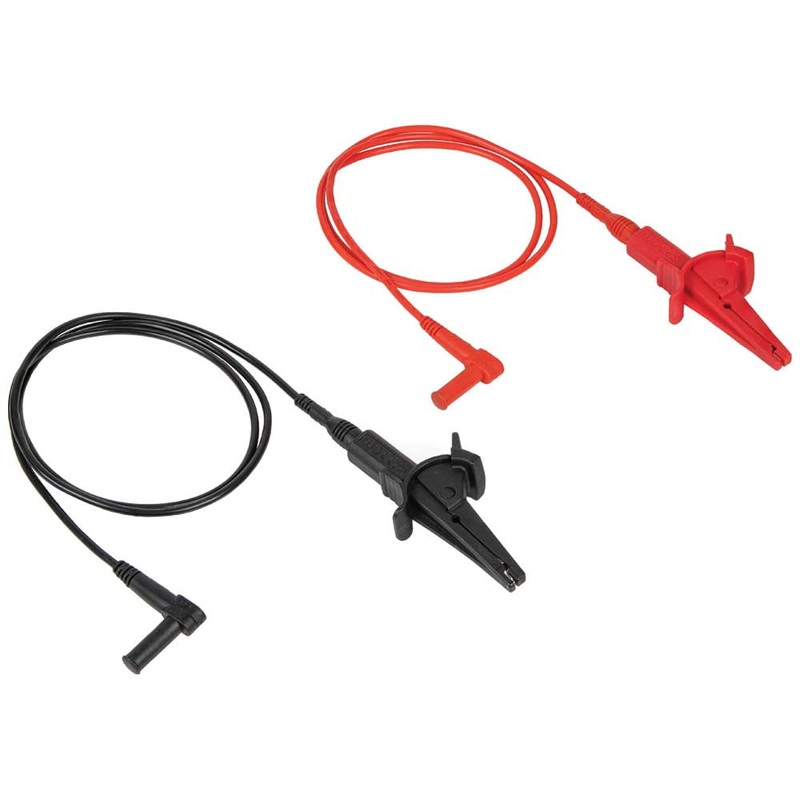 KLEIN TOOLS Heavy-Duty Alligator Clip Test Leads, 3-Foot