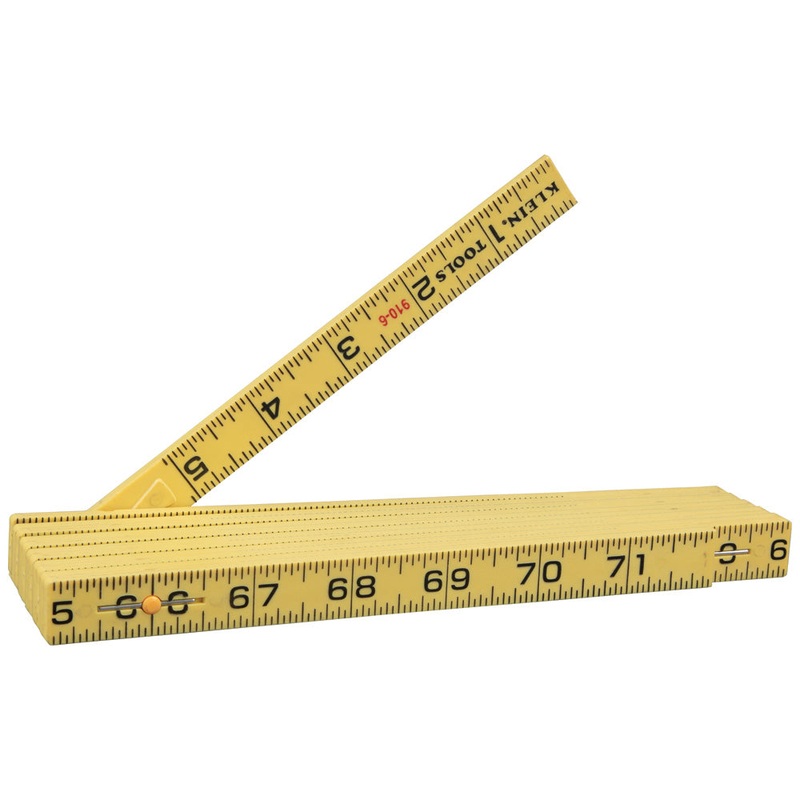 KLEIN TOOLS Inside Reading Fiberglass Folding Rule