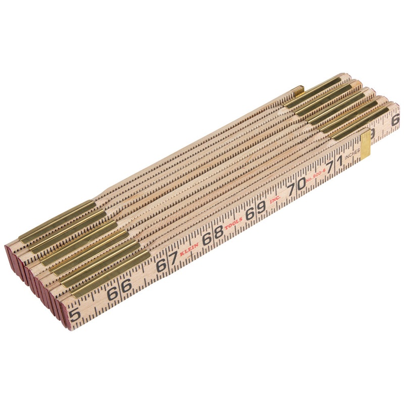KLEIN TOOLS Inside Reading Wood Folding Rule