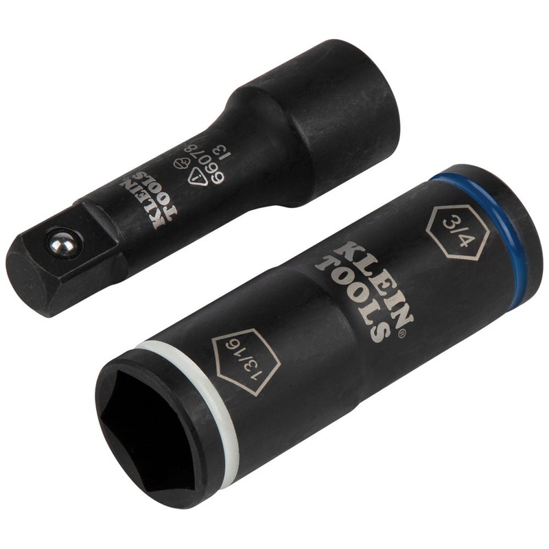 KLEIN TOOLS 2-in-1 Penta/Hex Flip Socket with Adapter