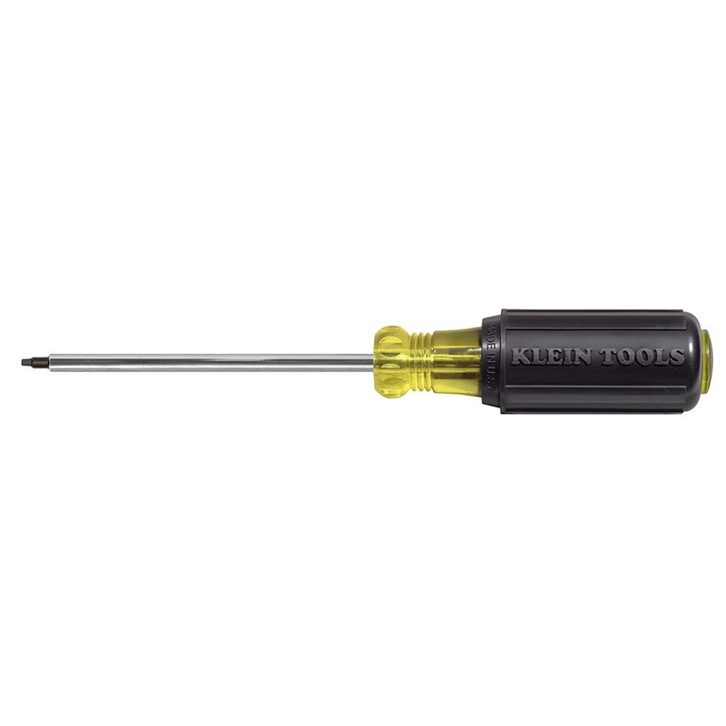 KLEIN TOOLS #2 Square Screwdriver with 4-Inch Round Shank