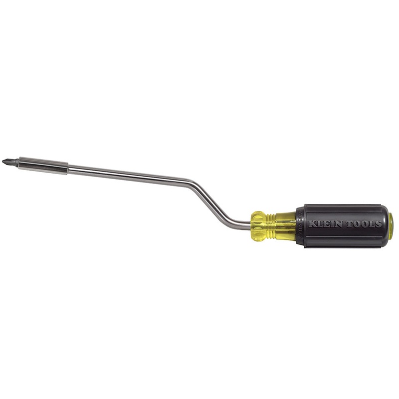 KLEIN TOOLS Multi-Bit Screwdriver, 2-in-1 Rapi-Drive Phillips and Slotted Bits