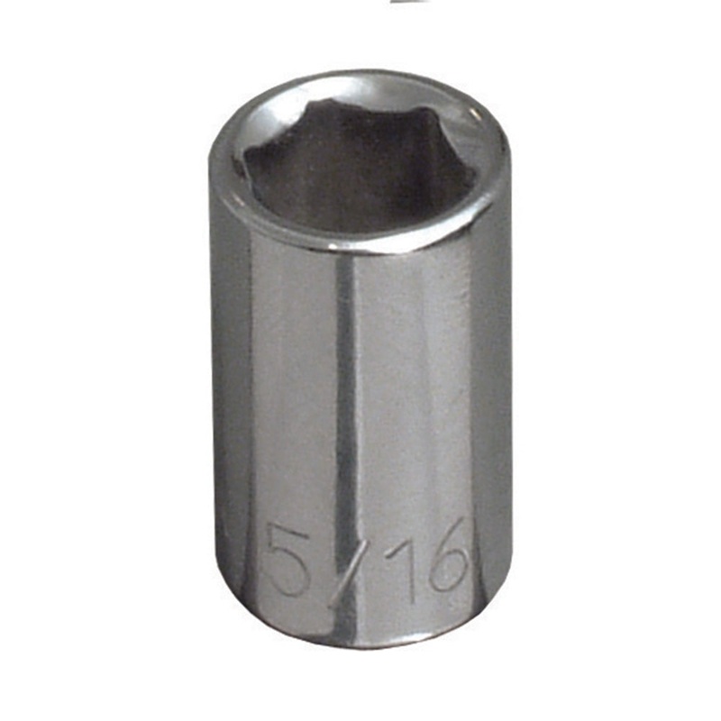 KLEIN TOOLS 1/4-Inch Standard 6-Point Socket, 1/4-Inch Drive