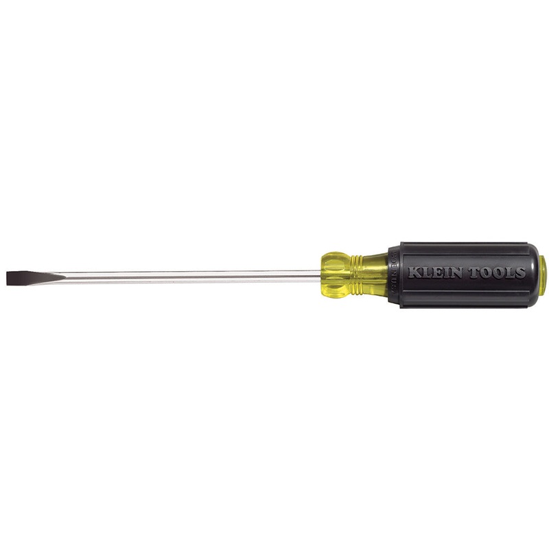 KLEIN TOOLS 1/4-Inch Cabinet Tip Screwdriver 4-Inch Shank