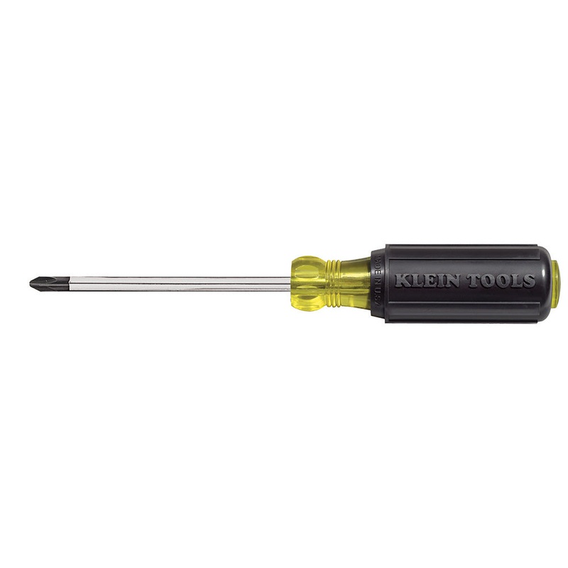 KLEIN TOOLS #2 Phillips Screwdriver 4-Inch Round Shank