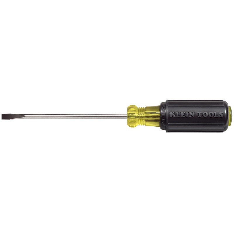 KLEIN TOOLS 3/16-Inch Cabinet Tip Screwdriver 4-Inch