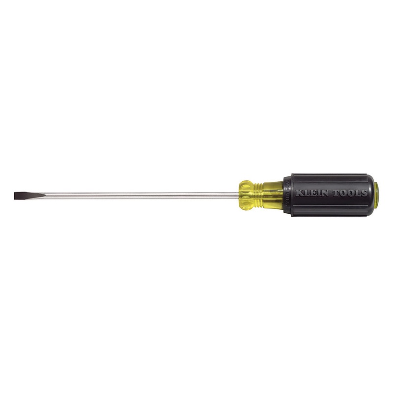 KLEIN TOOLS 3/16-Inch Cabinet Tip Screwdriver 6-Inch