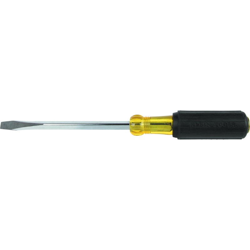 KLEIN TOOLS 5/16-Inch Keystone Screwdriver, 6-Inch Square Shank