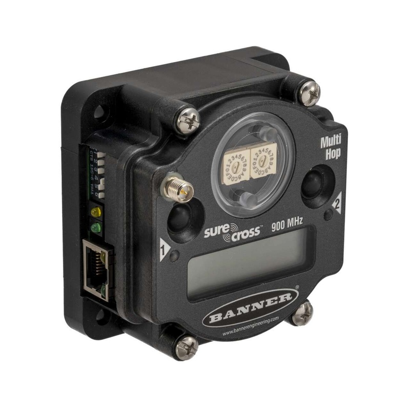Banner 18386 | DX80ER2M-H | Multihop 2.4 GHz Ethernet Data Radio External Antenna