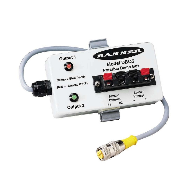 Banner 39535 | DBQ5 | Portable Demo Box: Powers dc Self-Contained Sensor