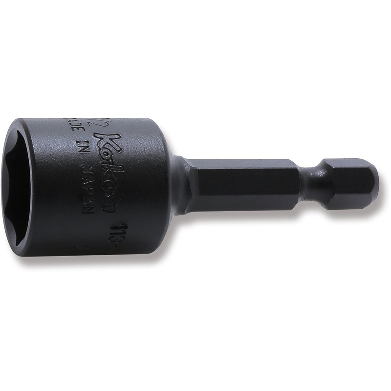 Ko-ken 113.50-1/2 | 1/4" Hex Power Drive Nutsetter | 1/2" Hex | Length 50mm