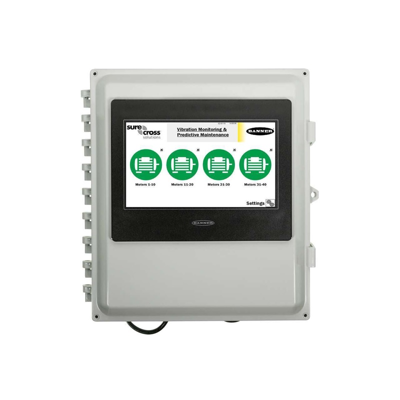Banner 806202 | SOLUTIONSKIT2-VIBEMETRIC | Wireless Vibration Solutions Kit Metric 2.4 GHz