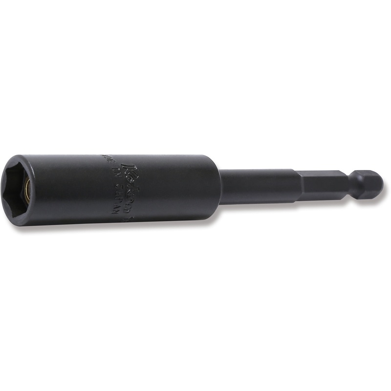 Ko-ken 115G.200-10 | 1/4" Hex Power Drive Nutsetter | 10mm Hex | Length 200mm | Sliding Magnet