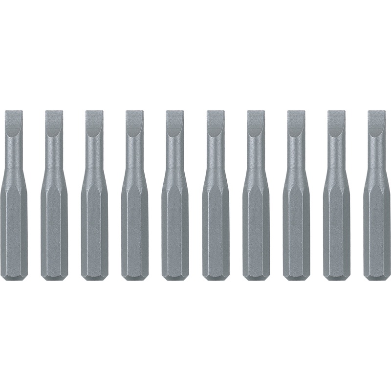 Wiha 75610 | System 4 | MicroBit | Slotted Screwdriver Bit
