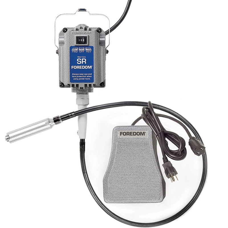 1/6 hp SR Motor, SCT Metal Foot Pedal Speed Control, H.30 Handpiece, 115v