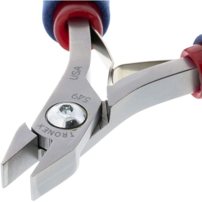 P549/P749  Flat Nose Pliers - Chainmaille Stubby (Medium Duty)