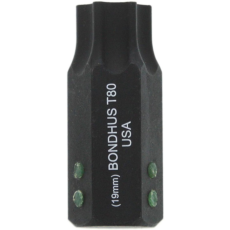 T80 ProHold Torx Bit 2 19mm stock size