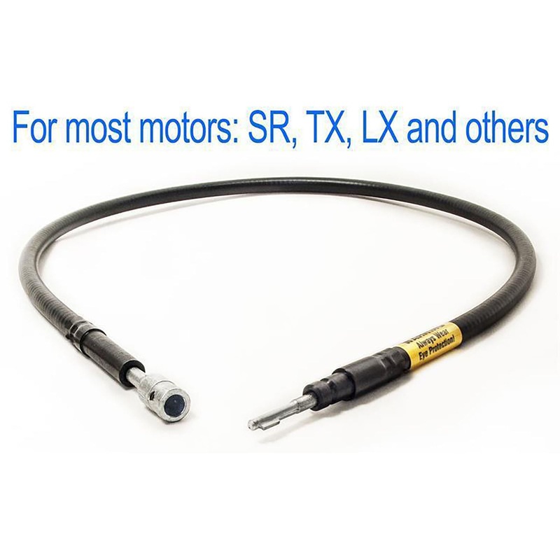 Lubricated S-93-66 Shaft and S-77-66 Sheath for SR, TX, L, S, R, & CC Series Motors, 66 Long