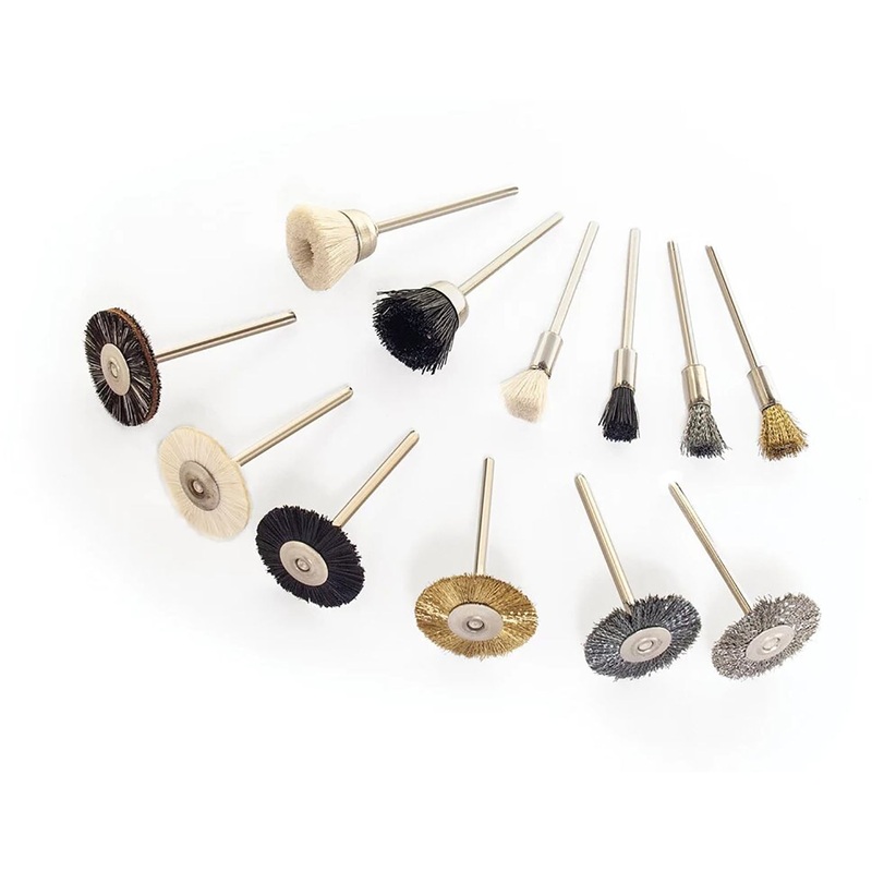 ORO - Mounted Brush & Buff Assortment, 12pc (Max 10000 RPM)