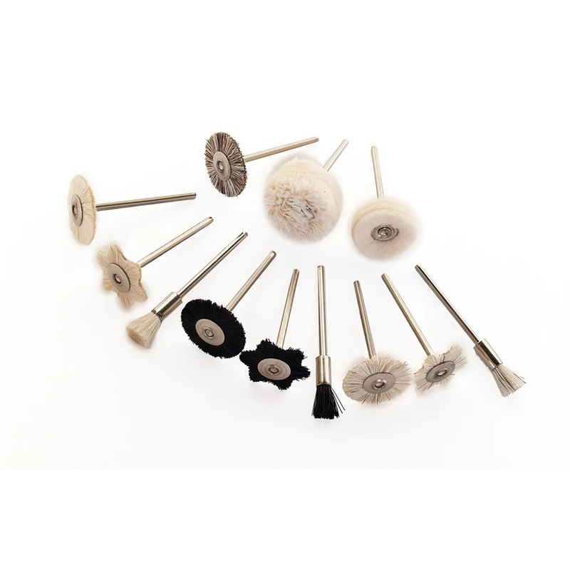 ORO - Mounted Brush & Buff Assortment, 12pc (Max 25000 RPM)