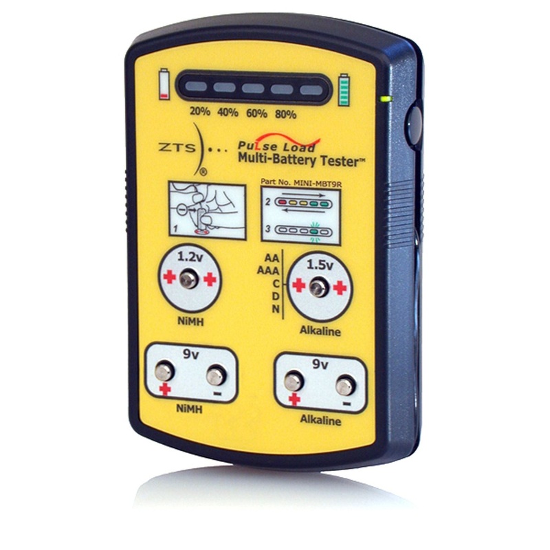 The ZTS Mini '9R' Multi-Battery Tester With case