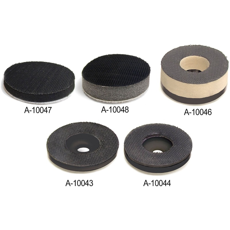 2 Velcro Sanding Heads, Extra Firm to Soft