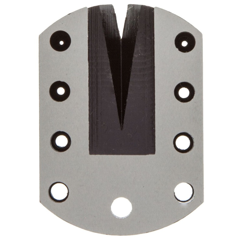Flat Smooth Hardened Oblong Anvil with 9 Holes and 5 Slots