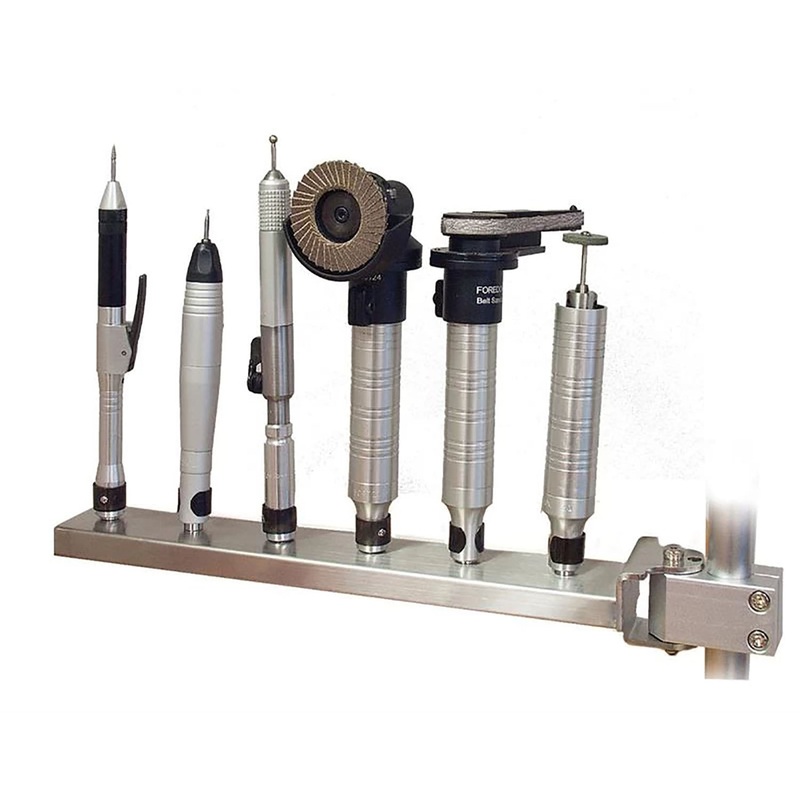 Mulit Handpiece Arm, holds 6 Handpieces, measures 30cm long x 5.8cm wide x 3cm, high, for use on MAMH-13
