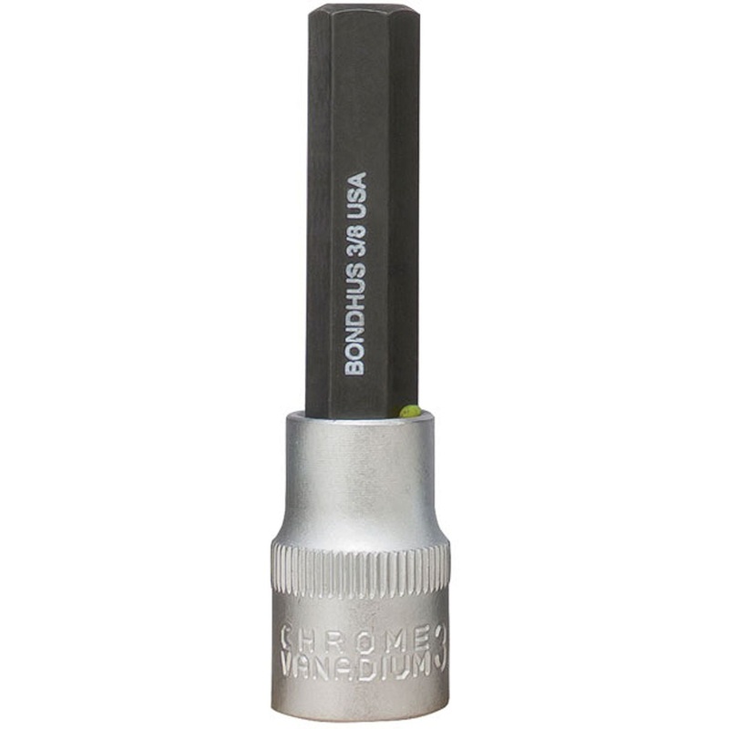 Set 9 ProHold Hex Bits 2 (4-17mm) w/Sockets in Clamshell