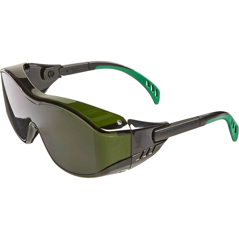 Welding Glasses - Cover2 IR OTG Safety Glasses 6966 Black Temples, IR Filter Shade 5.0 Lens
