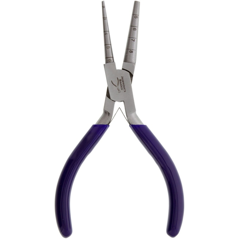 Jeweler's Basics - Pliers, Looping Precision Round Nose 2-8mm Loops